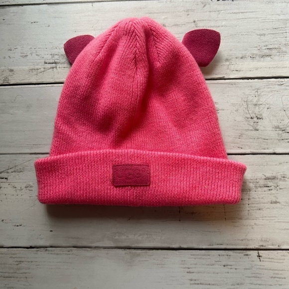 UGG, pink beanie with adorable ears one size - Picture 1 of 6